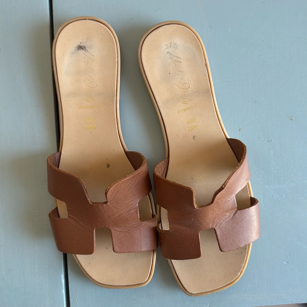Brown Leather Sandal